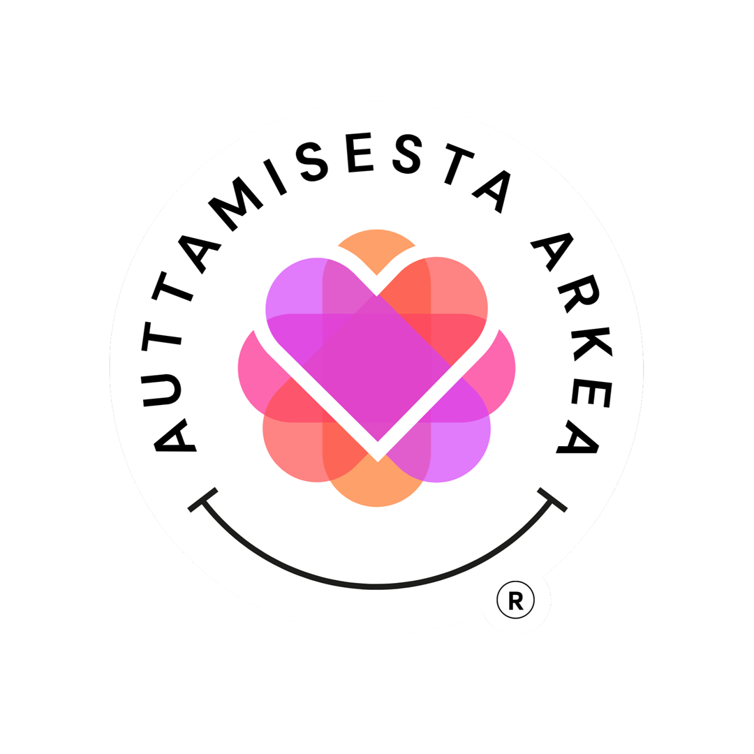 Auttamisesta Arkea logo.