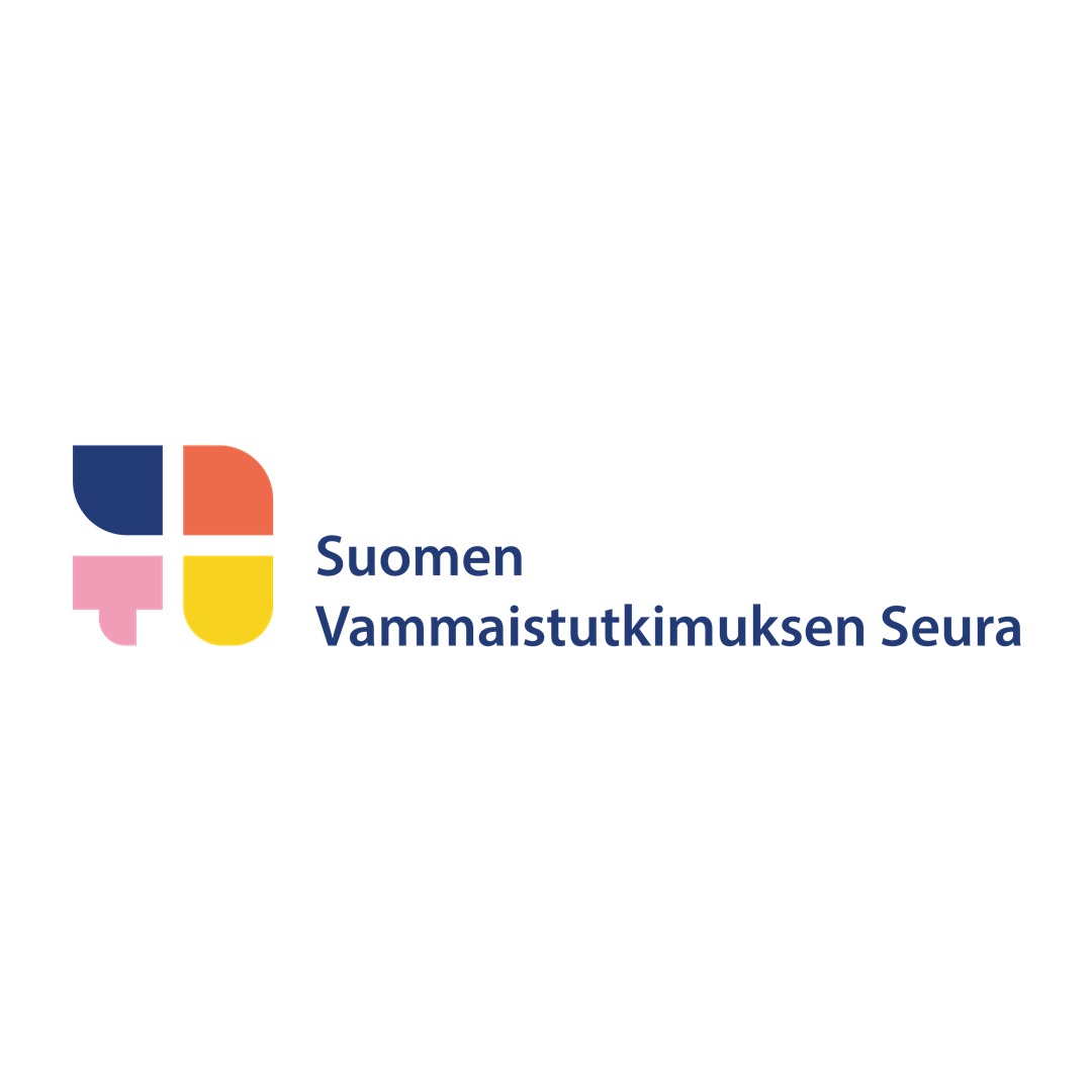Suomen Vammaistutkimuksen Seuran logo.
