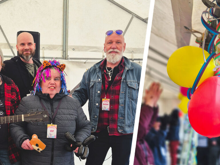 Kuvayhdistelmä Keva-festivaalien tunnelmasta